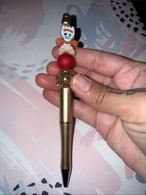 New Forky Gold Beaded Character Pen Toy Story